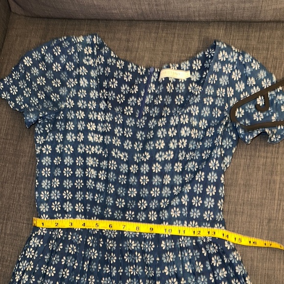 Christy Dawn Scarlet Dress in Indigo Daisy (petite small) - Picture 9 of 10